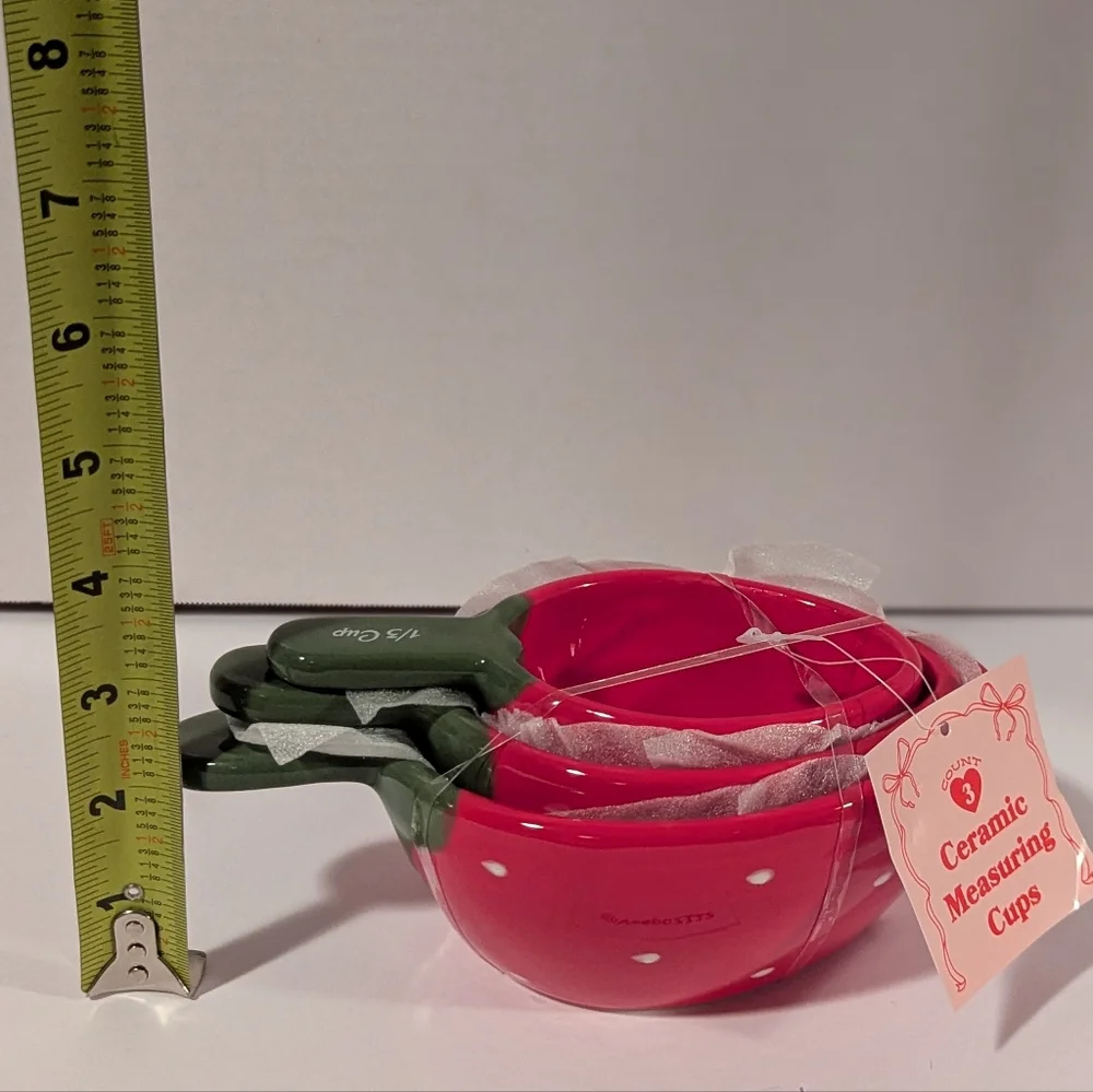 Target Bullseye Playground Summer Strawberry Measuring Cup 3 Pc Strawberries